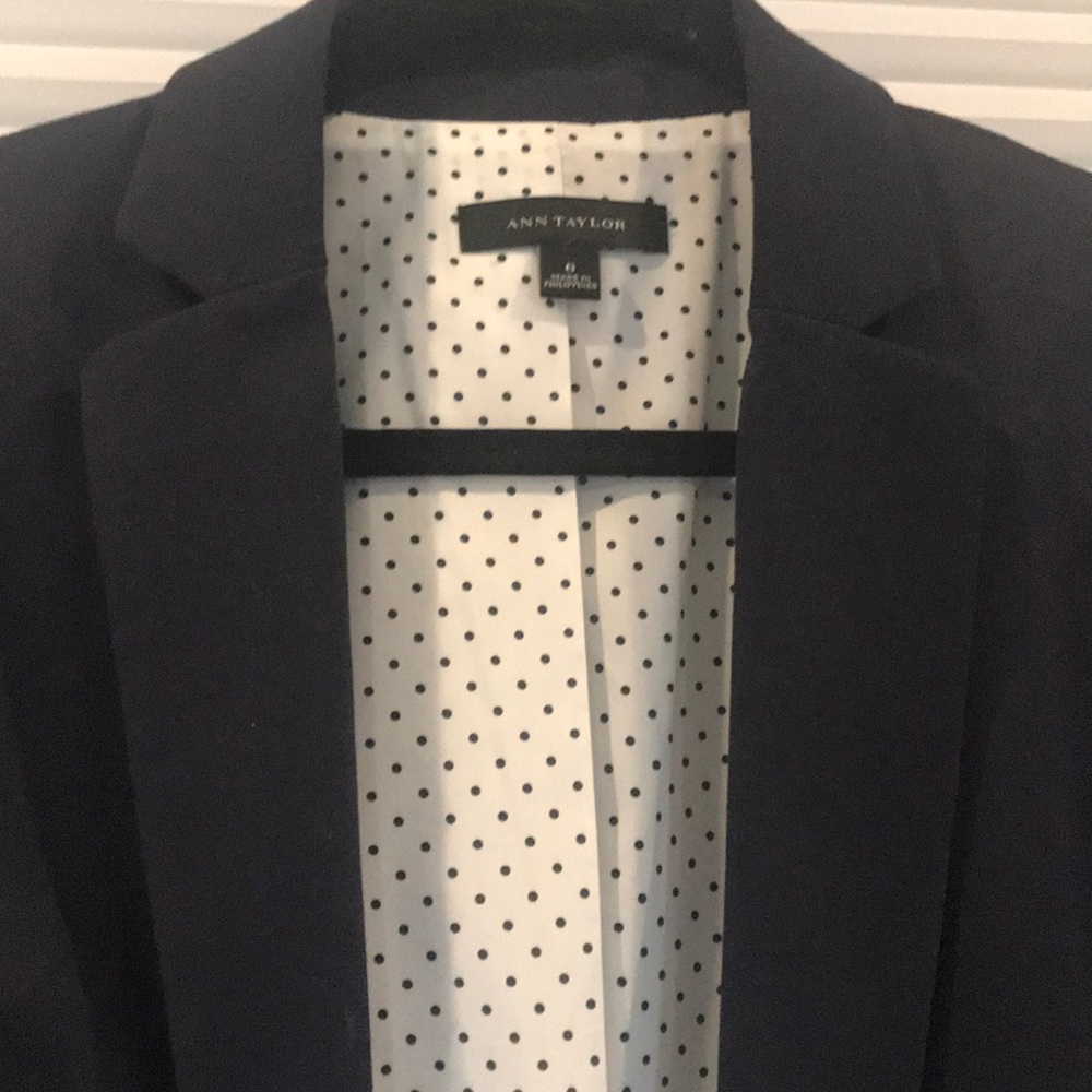 Ann Taylor navy blazer